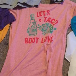 Very cute peach shirt! kind of casual !!